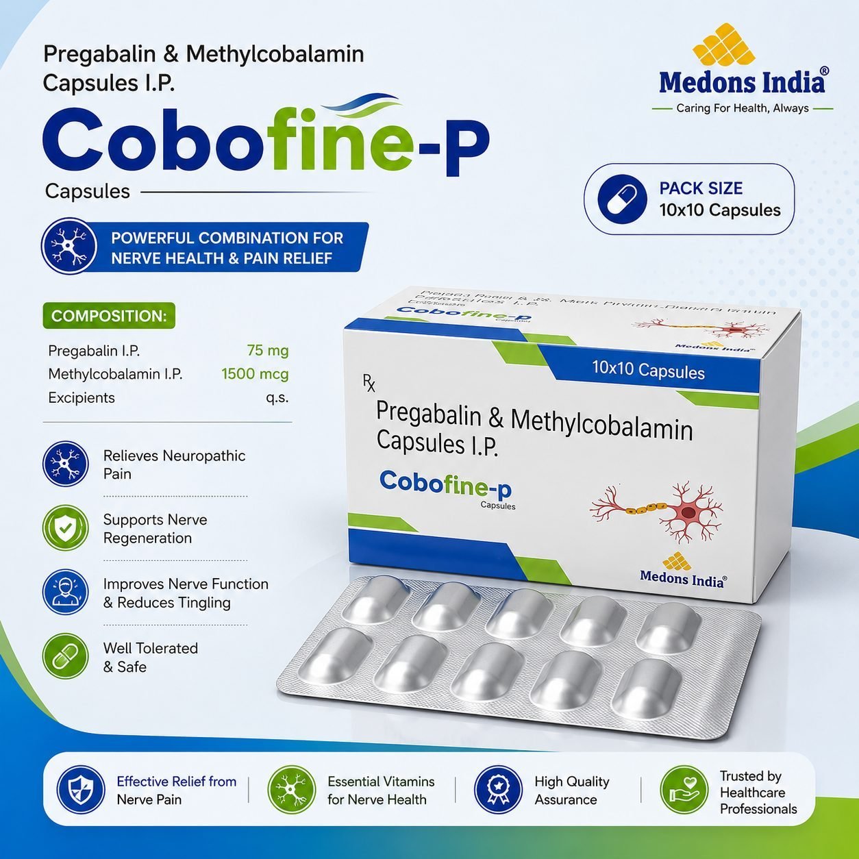 Cobofine-P Pregabalin & Methylcobalamin Capsules I.P.