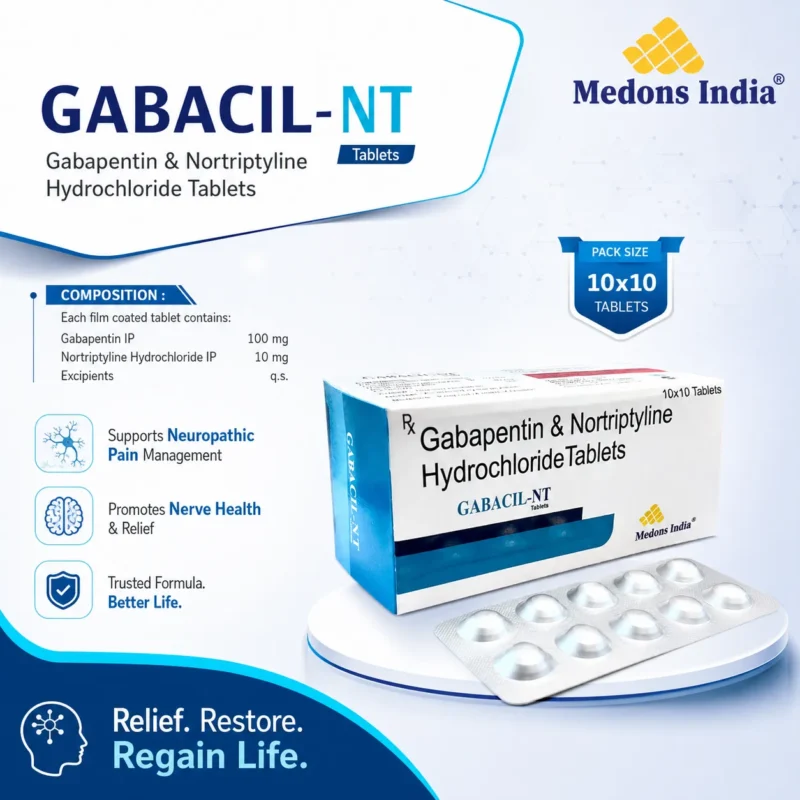 Gabapentin & Nortriptyline Hydrochloride Tablets