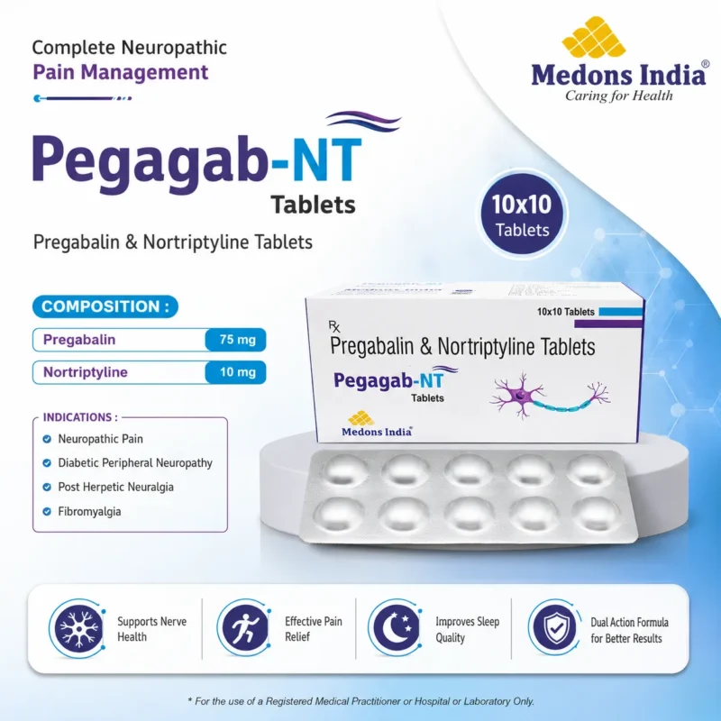 Pregabalin & Nortriptyline Tablets