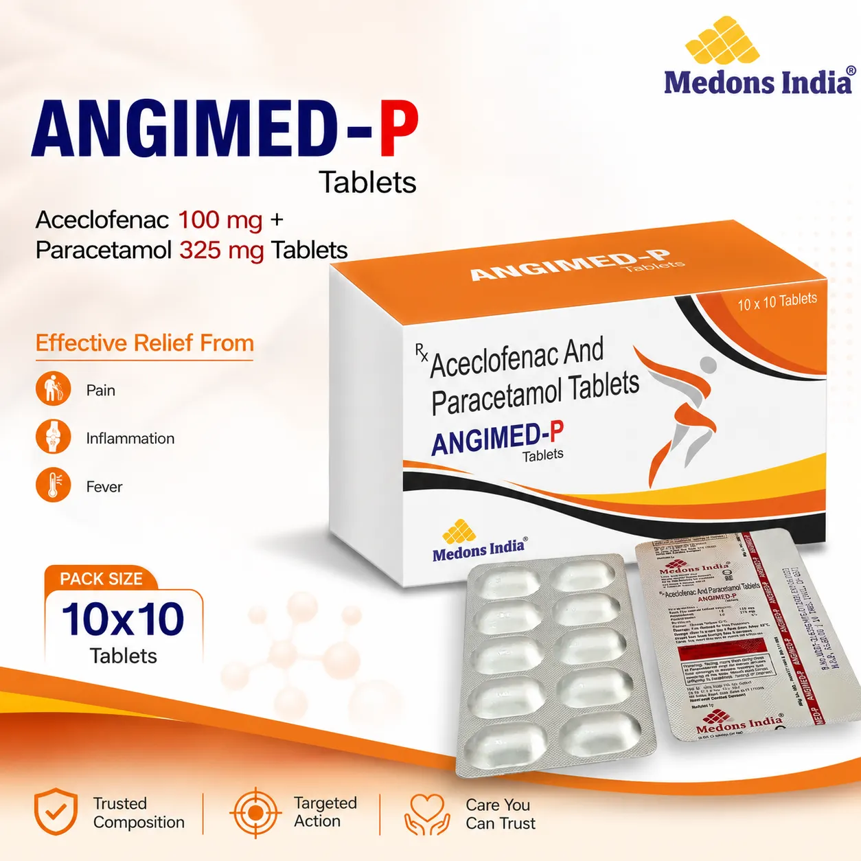 Aceclofenac & Paracetamol Tablets
