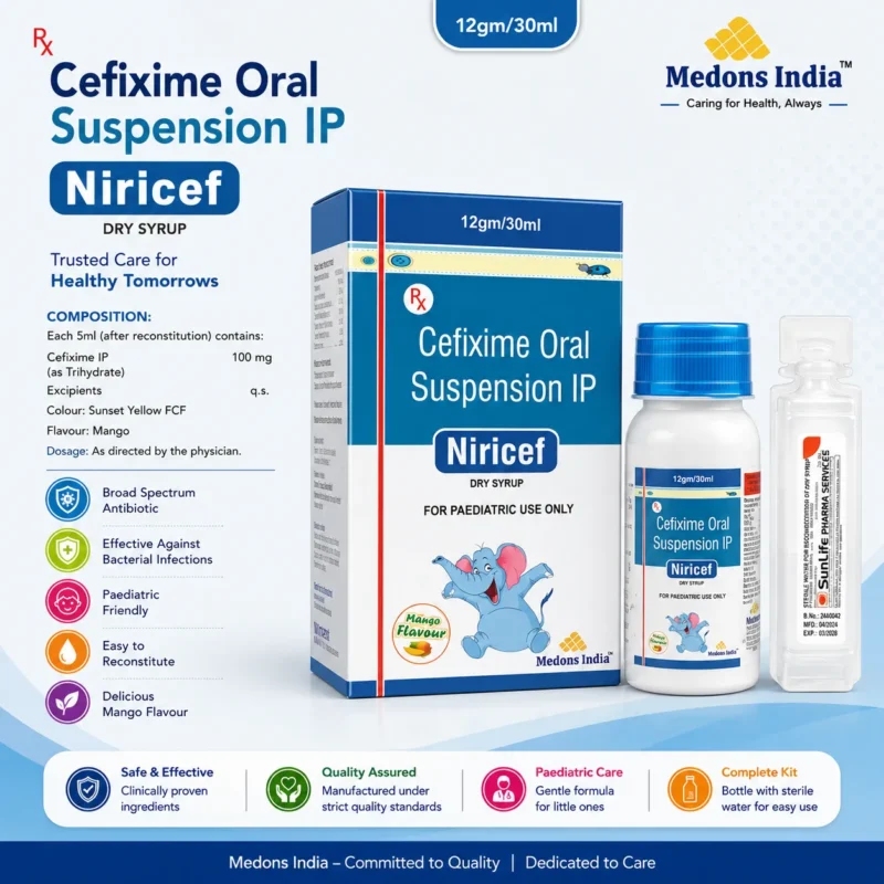 Cefixime Oral Suspension IP