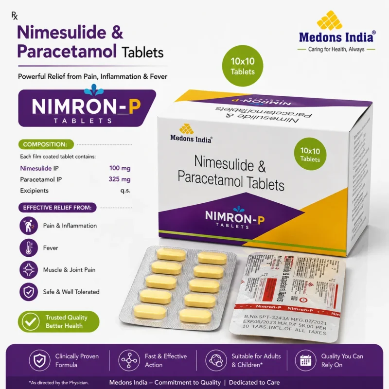 Nimesulide & Paracetamol Tablets