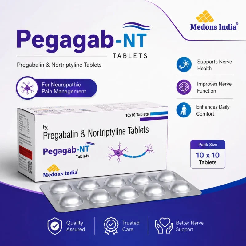 Pregabalin & Nortriptyline Tablets