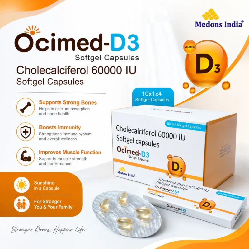Cholecalciferol 60000 IU Softgel capsules