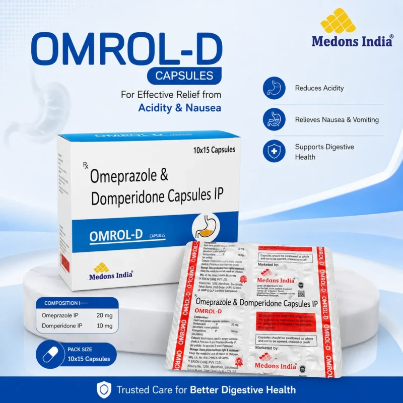 Omeprazole & Domperidone Capsules IP