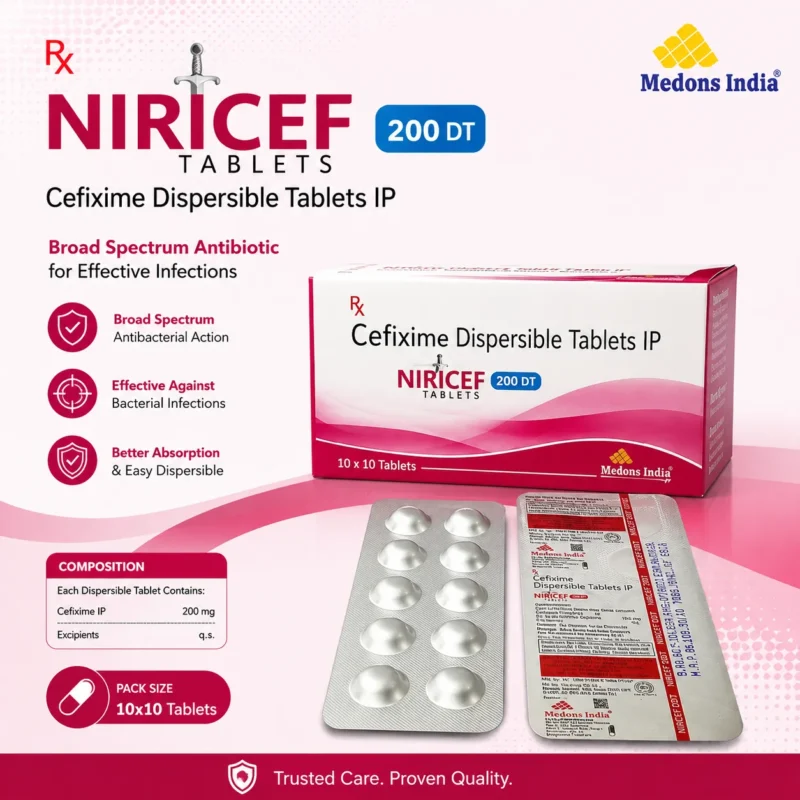 Cefixime Dispersible Tablets IP