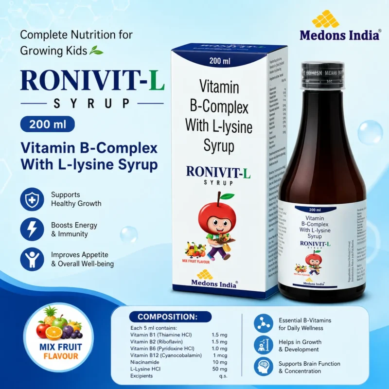 Vitamin B-Complex With L-lysine Syrup