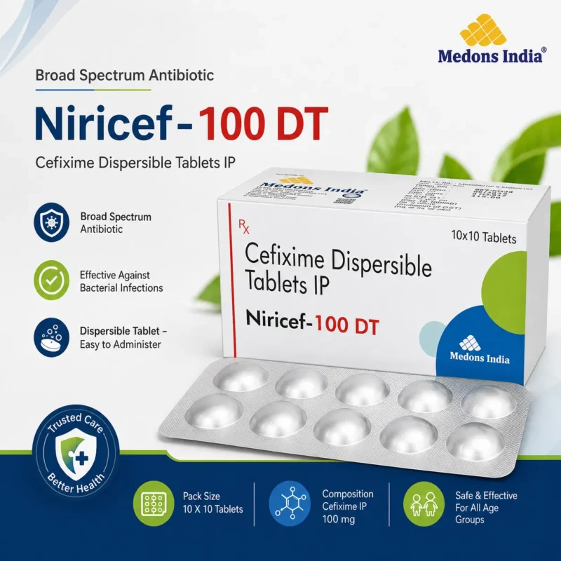 Cefixime Dispersible Tablets IP