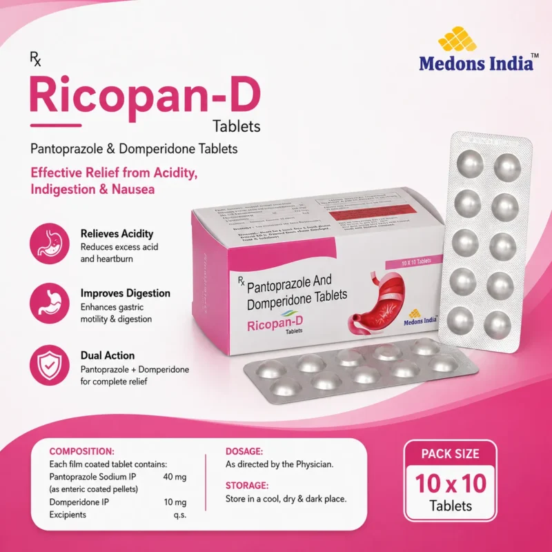 Pantoprazole & Domperidone Tablets