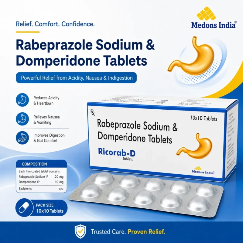 Rabeprazole Sodium & Domperidone Tablets