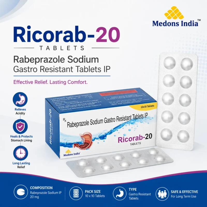 Rabeprazole Sodium Gastro Resistant Tablets IP