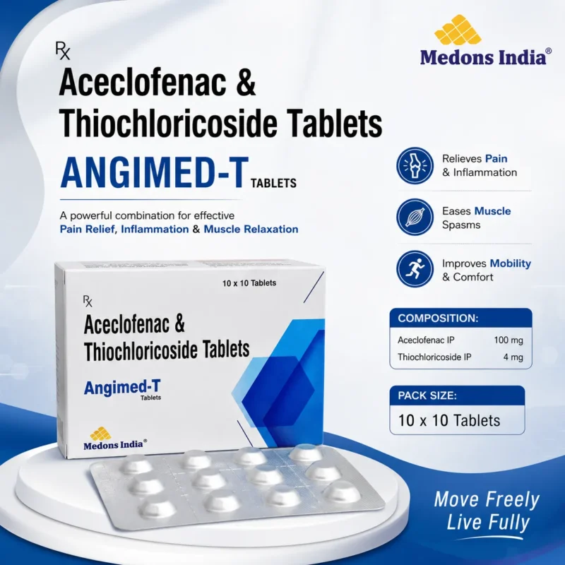 Aceclofenac & Thiochloricoside Tablets