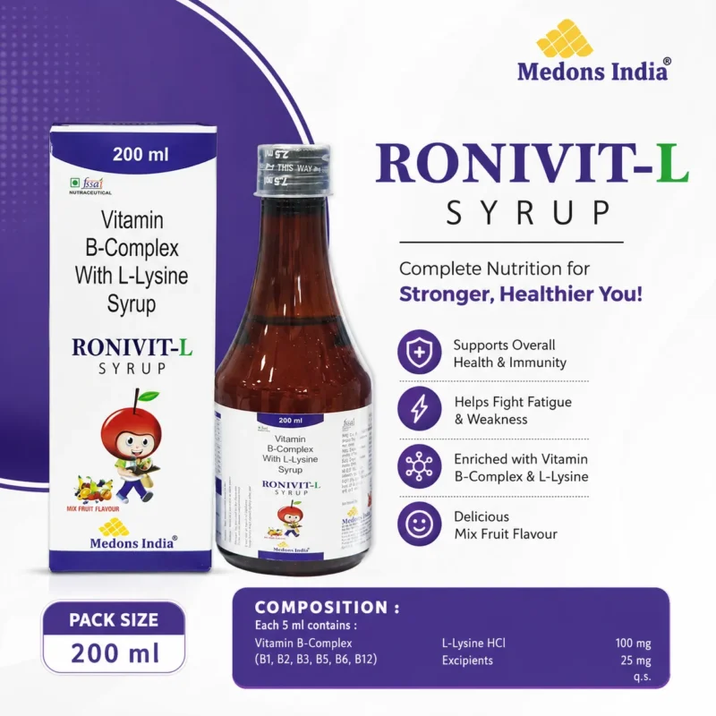 Vitamin B-Complex With L-Lysine Syrup