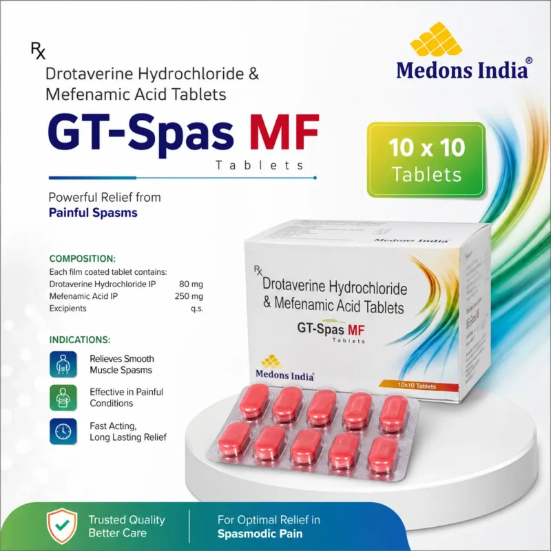 Drotaverine Hydrochloride & Mefenamic Acid Tablets
