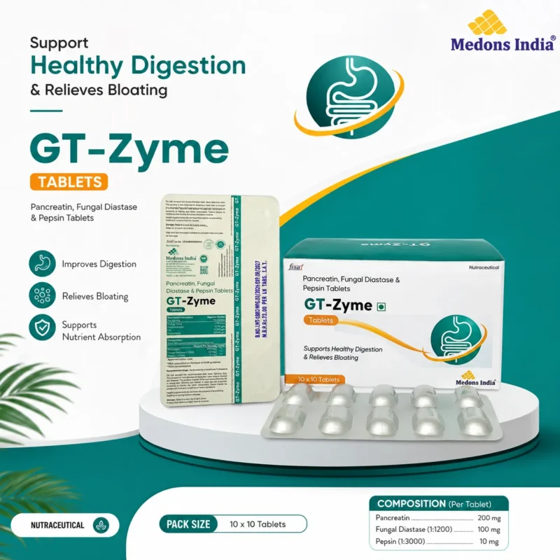 Pancreatin, Fungal Diastase & Pepsin Tablets